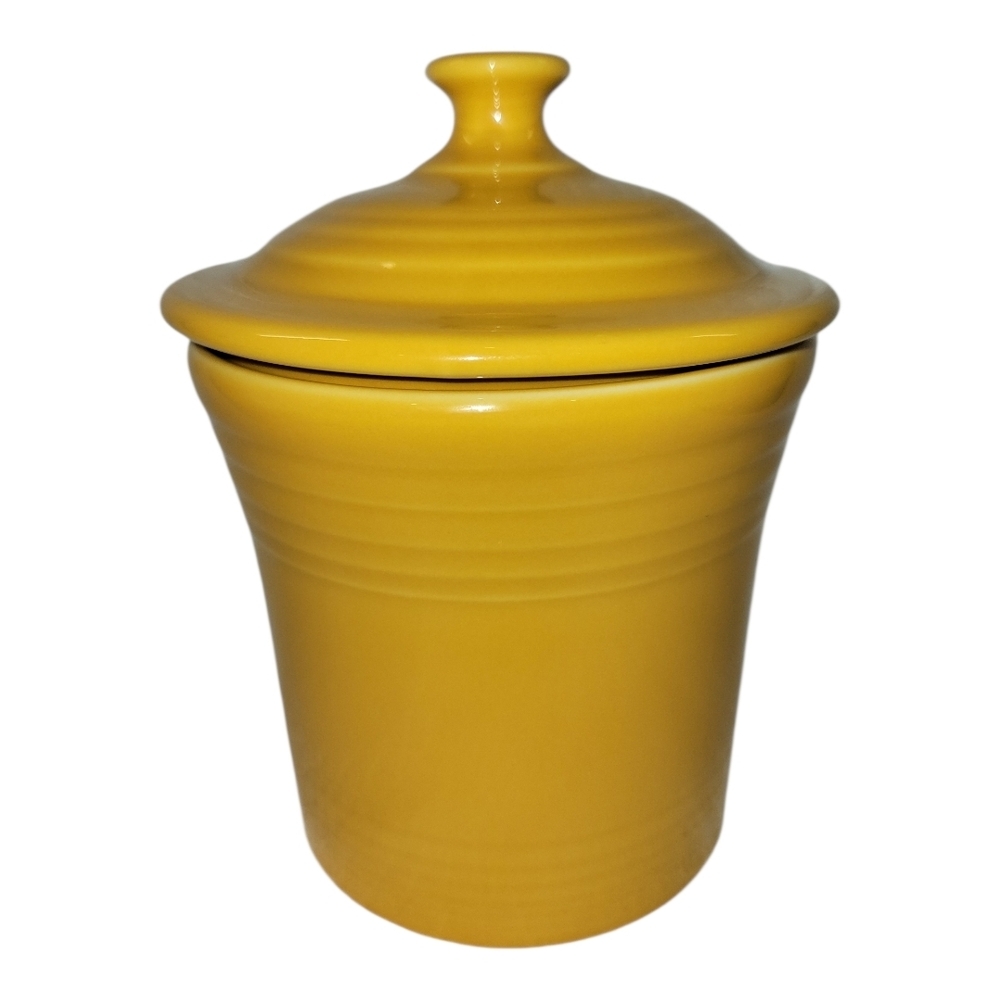 Fiesta 13 OZ Mini Canister 5 5/8 Inch Jam Jar MARIGOLD